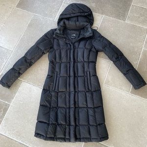 Long North Face puffer jacket